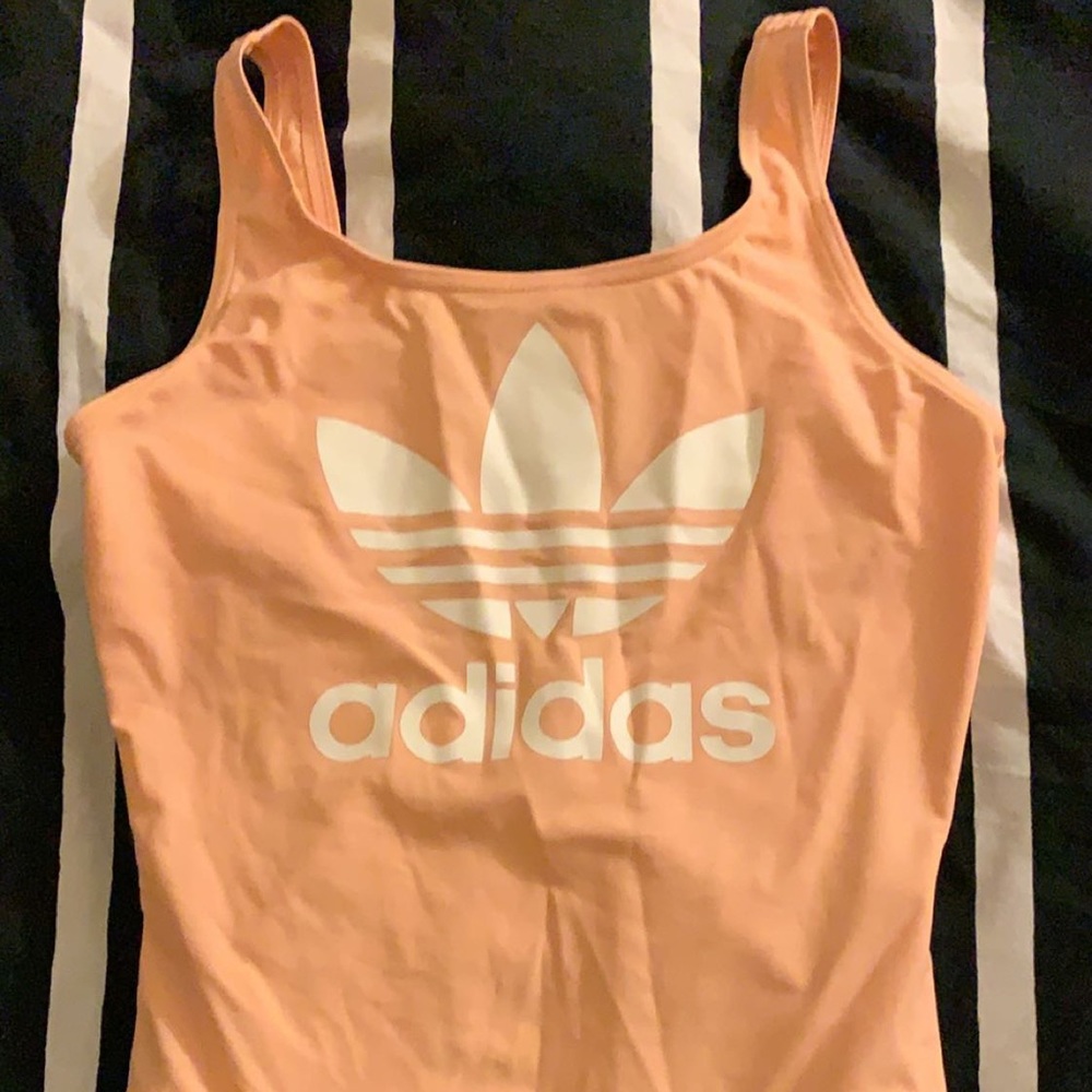 Peach Adidas Bodysuit